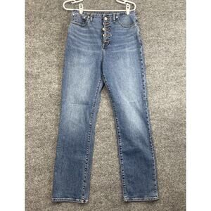 Madewell Blue Straight Leg Jeans